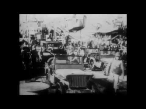 Troops board ships for D-Day