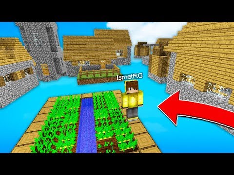 GÖKYÜZÜNDE UÇAN ŞEHİR BULDUM! 😱 - Minecraft