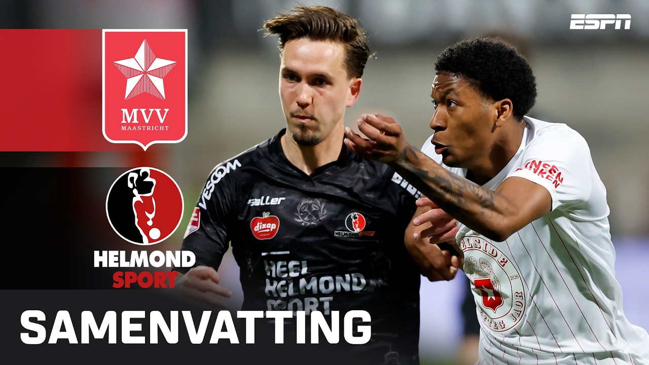 MVV Maastricht vs Helmond Sport Highlights