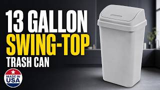🗑️ Sterilite Swing Top Wastebasket Dimensions & Review 🗑️