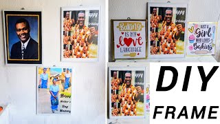 HOW TO MAKE DIY FRAME/TUTORIAL ON MAKING FRAME FOR BEGINNERS/ DIY ACRYLIC FRAME/DIY PINTREST FRAME 