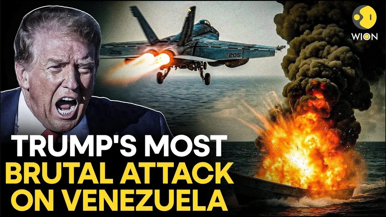 US-Venezuela ATTACK LIVE: Trump SHAKES Caribbean Waters, Attacks Another Venezuelan Drug Boat | WION