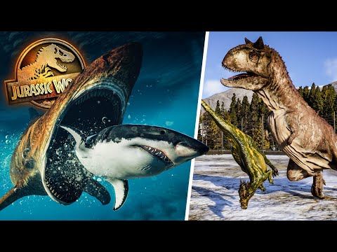 SOME OF THE BEST ANIMATIONS!! FIGHTS, KILLS, INTERACTINGS! - Jurassic World Evolution 2 (Modded)