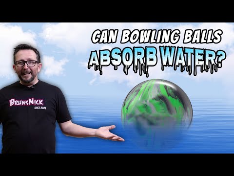 Part of a video titled Can Bowling Balls Absorb Water? - YouTube