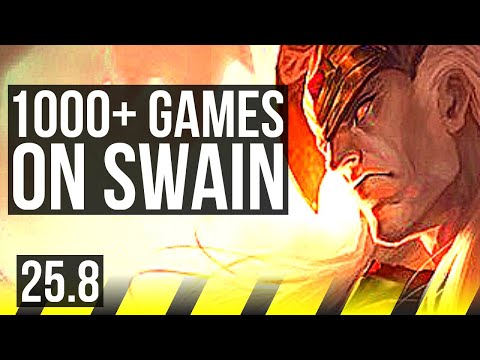 SWAIN & Vex vs ASHE & Senna (ADC) | 1000+ games, Legendary, 11/3/8 | NA Grandmaster | 25.8