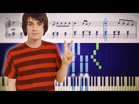 ONE OF THE DRUNKS (Panic! At The Disco) - Piano Tutorial + SHEETS