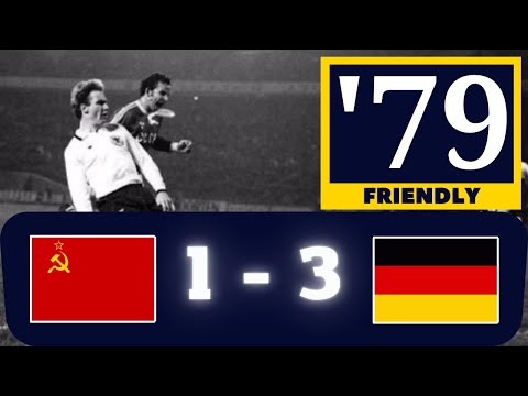 Friendly Matches 1979 Official. USSR : West Germany (21.11.1979)
