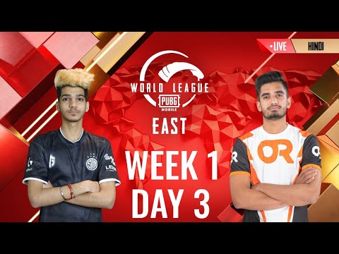 [HINDI] W1D3 - PMWL EAST - Super Weekend | PUBG MOBILE World League Season Zero (2020)