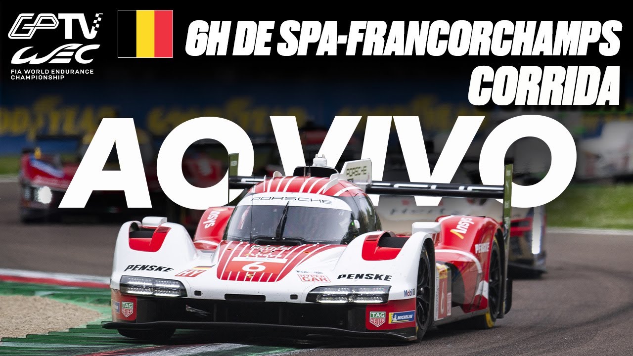 🔴6H DE SPA-FRANCORCHAMPS AO VIVO E COM IMAGENS | 3ª ETAPA |  CORRIDA | FIA WEC 2025