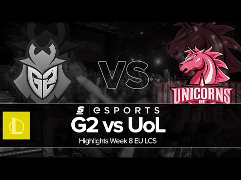 Highlights: G2 vs UOL (EU LCS Summer W8D1 Full Series)