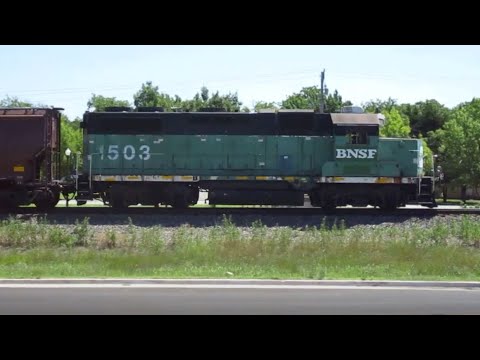 Burlington Northern DPU on Freight Train in Norman, OK (By Z)