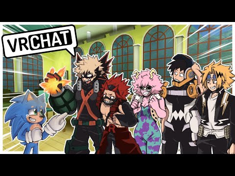 Movie Sonic Meets The Baku Squad In VRCHAT!!