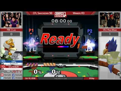 CFL Smackdown 98 Melee - FBC Lad (Fox) vs VG King Momo (Falco) - Winners R3