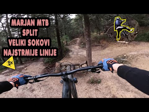 MARJAN SPLIT MTB - VELIKI SKOKOVI - NAJSTRMIJE LINIJE
