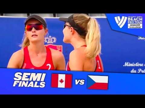 Megan/Nicole vs. Hermannova/Stochlova - Semi Final Highlights Agadir 2022 #BeachProTour