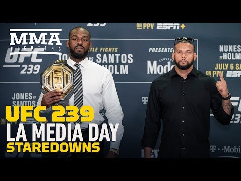 UFC 239: Los Angeles Media Day Staredowns - MMA Fighting