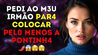 Um momento inesperado em casa. Peguei meu irmão de surpresa