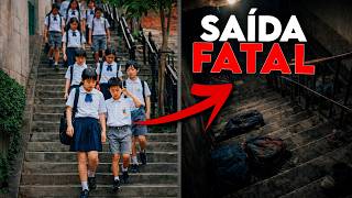 A Escadaria da Escola Que Virou Uma Armadilha Mortal