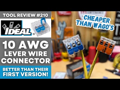IDEAL In-Sure 10AWG "Wago Style" Lever Wire Connector - How They Compare #electrical #ideal