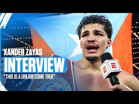 Xander Zayas Fulfills World Title Dream, Wants Fundora Or Murtazaliev Next | POST-FIGHT INTERVIEW