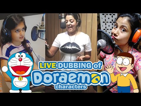 LIVE DUBBING of all DORAEMON characters