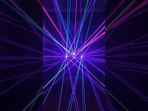 Overthinker - Inzo laser show from the Tiny Desk Raves