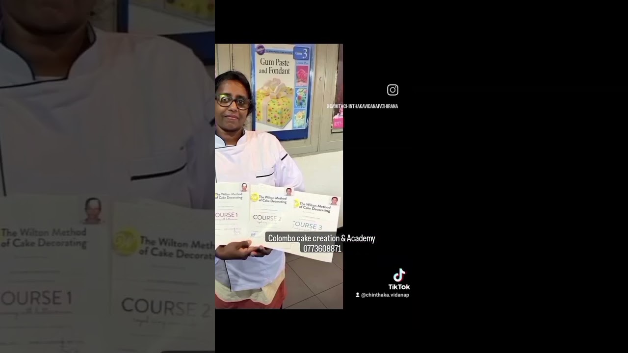 wilton  method cake  course in USA 🇺🇸 #cake#colombo#class#sugar#flowers#