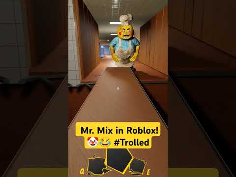 From chef to clown – Mr. Mix in Roblox! 🤡😂 #Trolled #roblox #wilddoggaming #mrmix