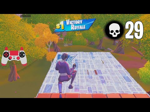 29 Kill Solo Vs Squads Win | Full Gameplay Season 5 (Fortnite Controller On PC)