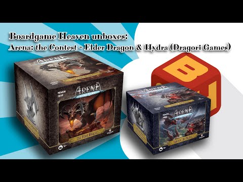 Board Game Heaven Unboxing 77: Arena: the Contest - Hydra and Elder Dragon