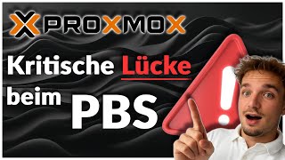 ⚠️ Proxmox PBS: Kritische Lücke gefährdet eure Backups