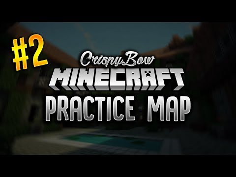 CrispyBow - Minecraft PRACTICE Arena Map #2 Download (FREE Minecraft PvP Map)