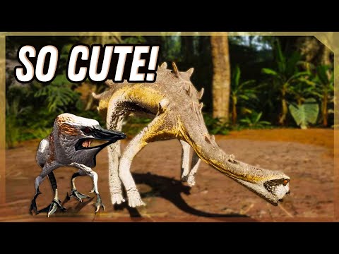 Dondi shows the new dinosaurs and I love them