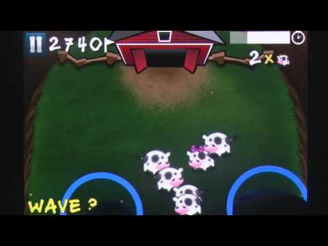 Cows vs Aliens iPhone Gameplay Review - AppSpy.com