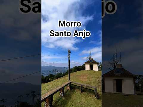 Morro Santo Anjo em Massaranduba SC tem 534 m altura, em dias de céu limpo dá pra ver o mar!