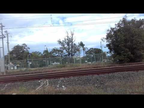 2391-2353-2496H triple headed SouthBound Rail Set 6752 passing Narangba station 22/6/2016.