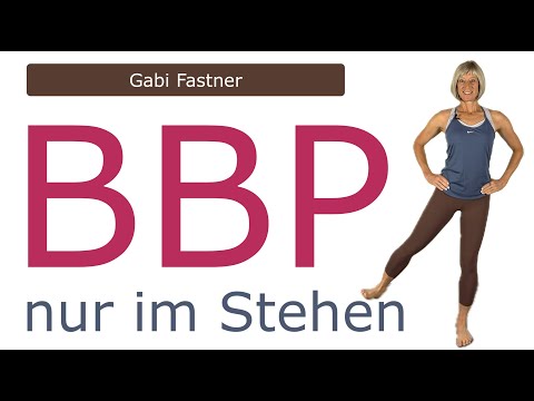 🐹 21 min. Bauch, Beine und Po Training, nur im Stehen, Figur-Workout ohne Geräte