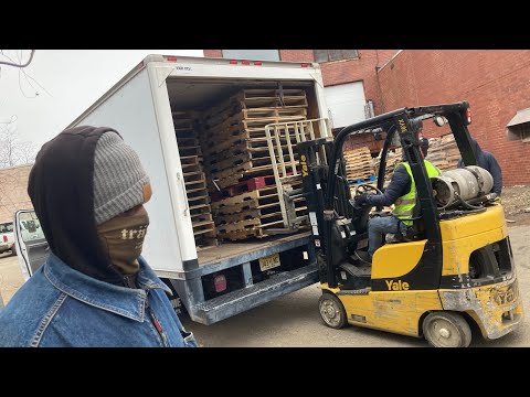 First Box Truck Pallet Load