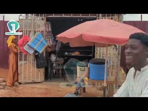 SANITATION EXERCISE: Police Close Shops Defying Closure Order At Aboabo