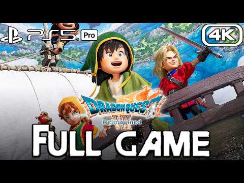 DRAGON QUEST 7 REIMAGINED Gameplay Walkthrough FULL GAME (4K 60FPS) No Commentary