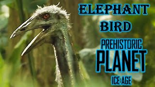 prehistoric Planet Ice age elephant bird screen time