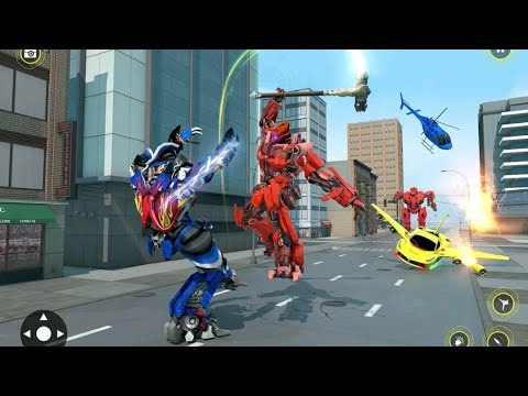 Bike robot car game | Police Robot Transform game |