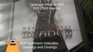 Closing to Blade II (2002) 2004 DVD (2009 Reprint)