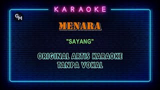 Download lagu MENARA - SAYANG : LIRIK KARAOKE TANPA VOKAL #rockkaraoke mp3