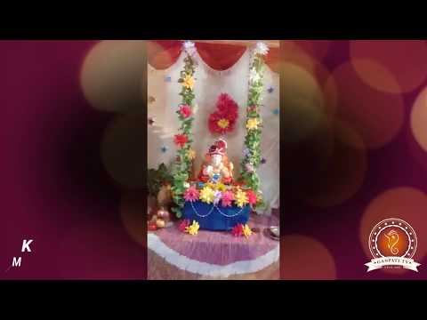 Kavita Unkule Home Ganpati Decoration Video