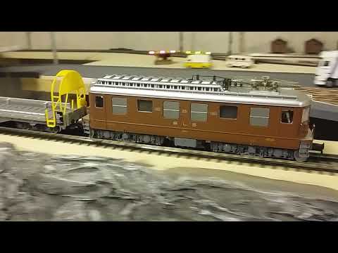 HAG Ae 4/4 BLS mit Autoverladezug