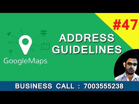 Google Map Listing Address Guidelines Policy in Hindi Tutorial Video 47 Video