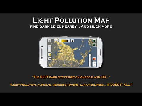 Light Pollution Map - Dark Sky video
