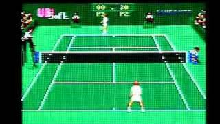 Pro Tennis Tour on Amstrad GX4000. Gameplay & Commentary