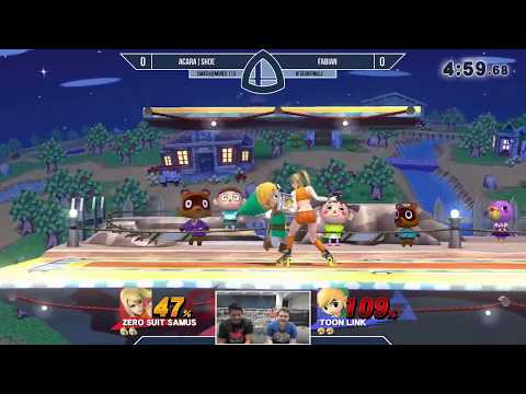 Sm4sh@Mines 113 - AcaRa|Shoe (ZSS) Vs. Fabian (Toon Link) - Winners Semifinals
